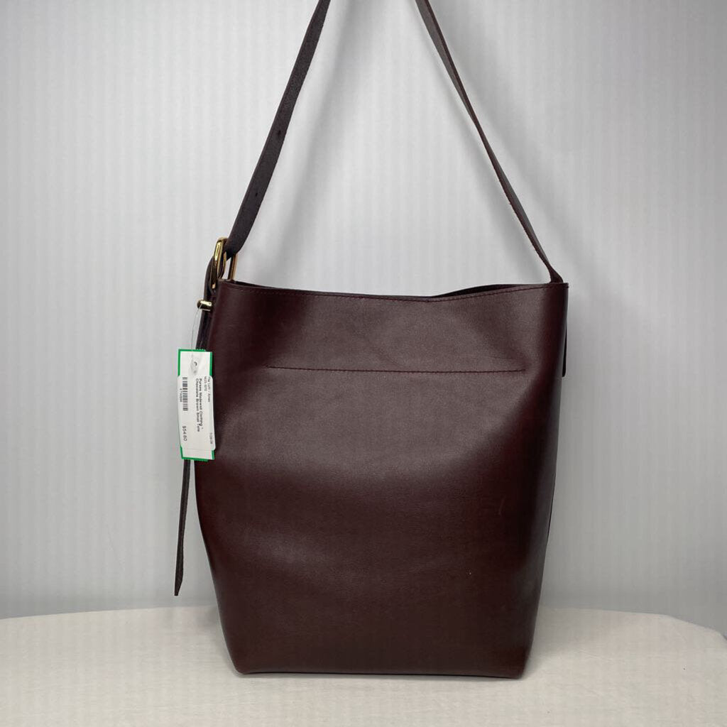 Madewell Clothing Purses Small Tote Chocolate Brown