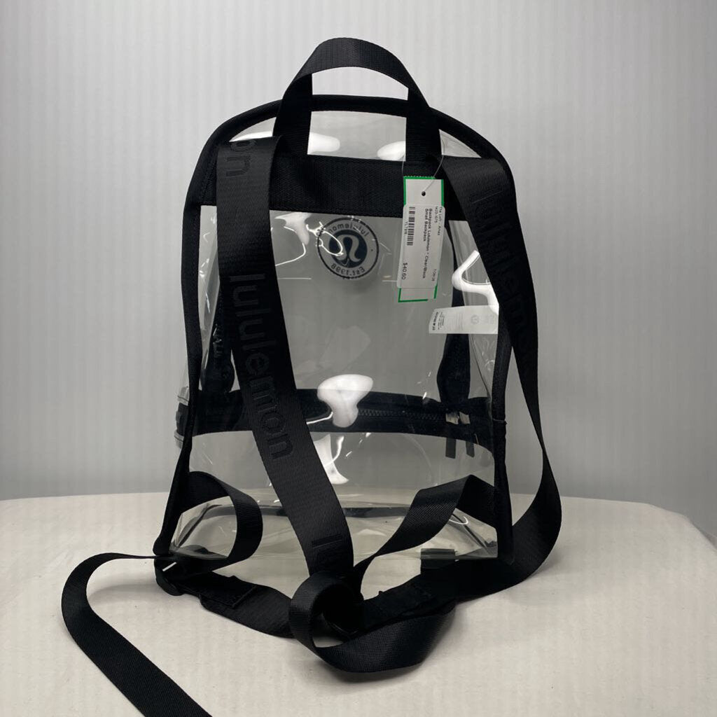 Lululemon Backpack Small Backpack Clear/Black