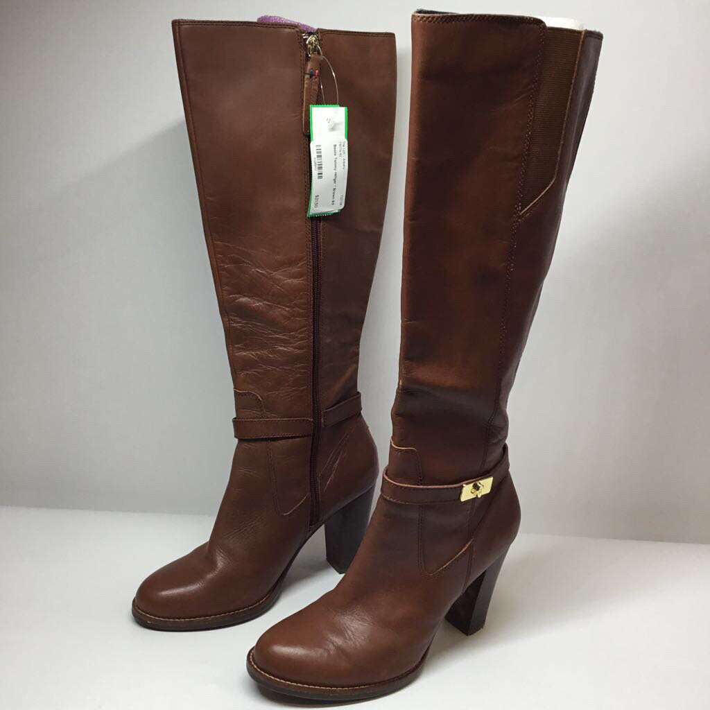 Tommy Hilfiger Boots 8.5 Brown