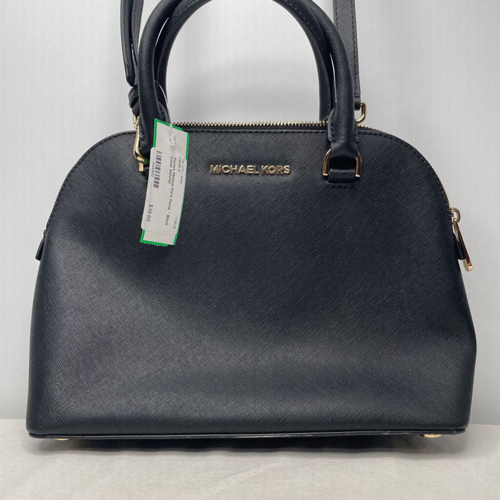 Michael Kors Purse Purses Dome Satchel Black