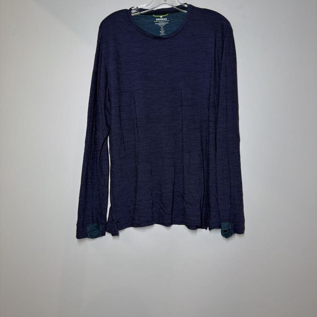 Long Sleeve Men's L Navy
