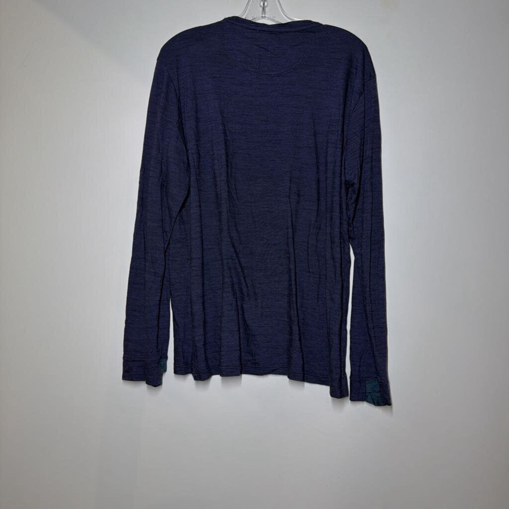 Long Sleeve Men's L Navy