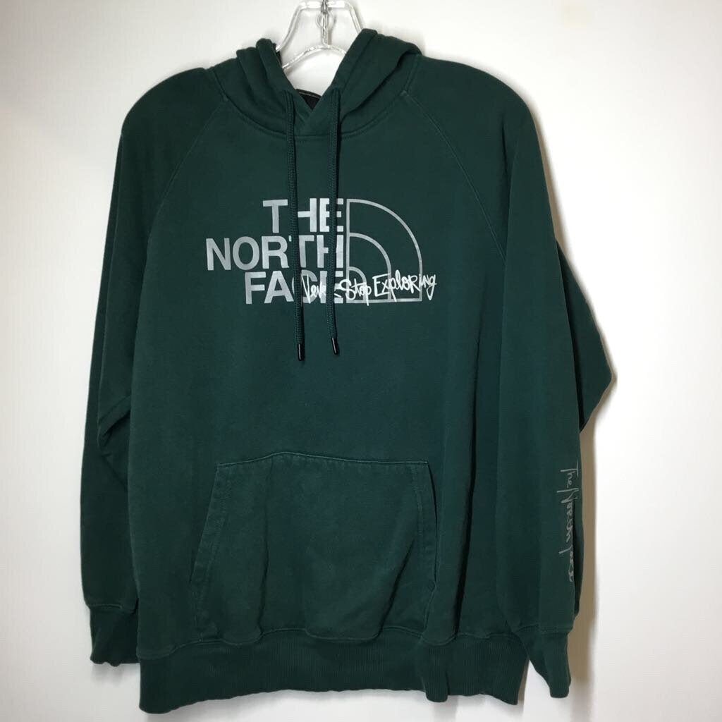 North Face Athletic Tops L Green