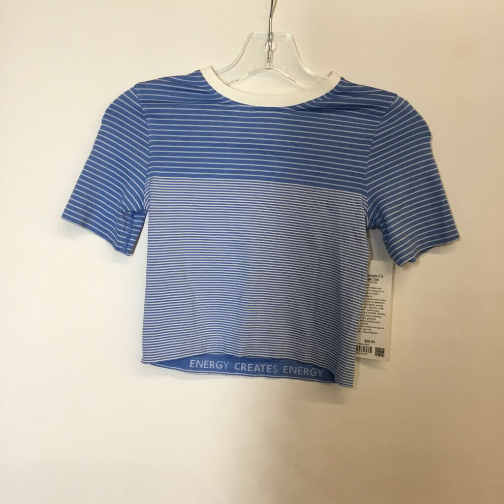 Lululemon Athletic Tops XXXS Blue/White Stripes