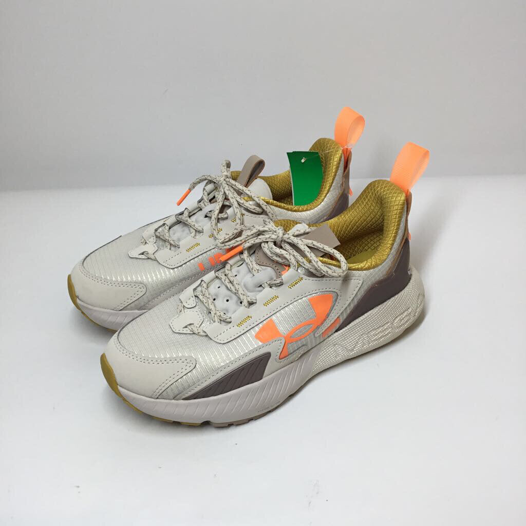 Under Armour Shoes 9 Cream/Brown/Orange