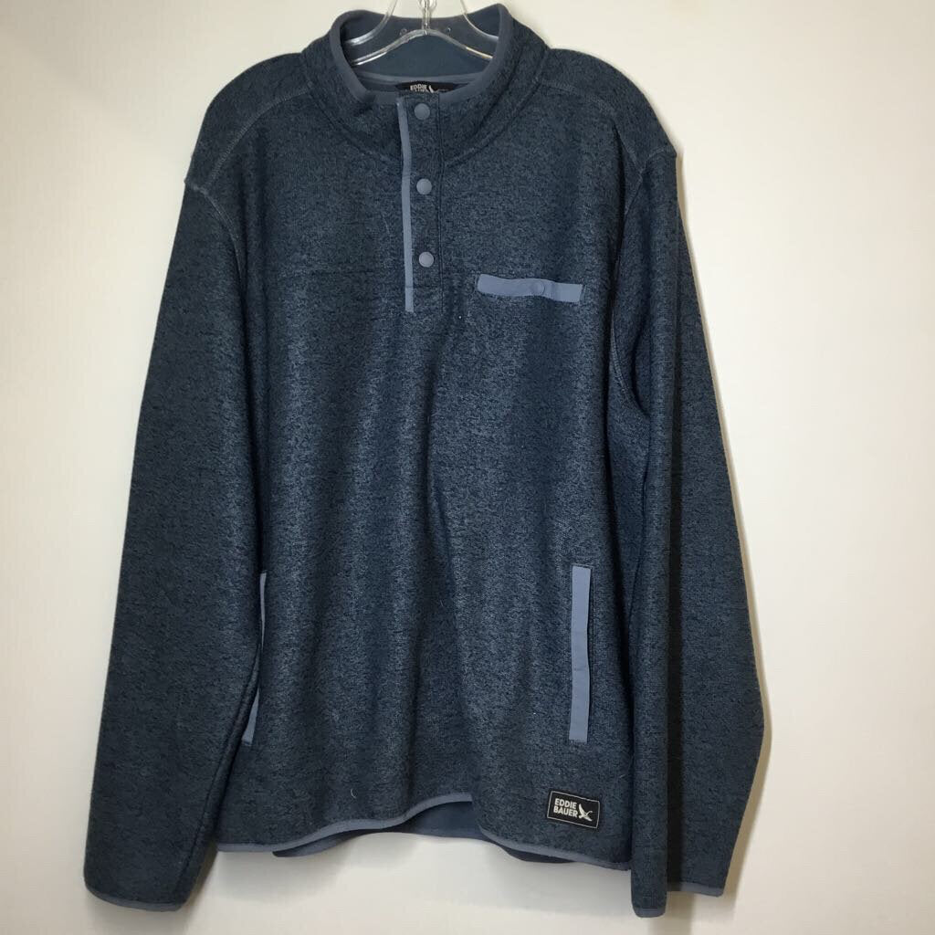 Eddie Bauer Fleece Men's XL Blue