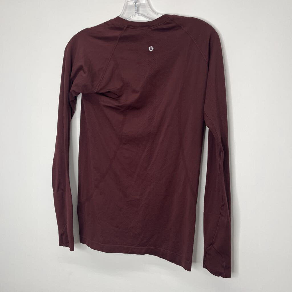 Lululemon Athletic Tops M/8 Burgundy
