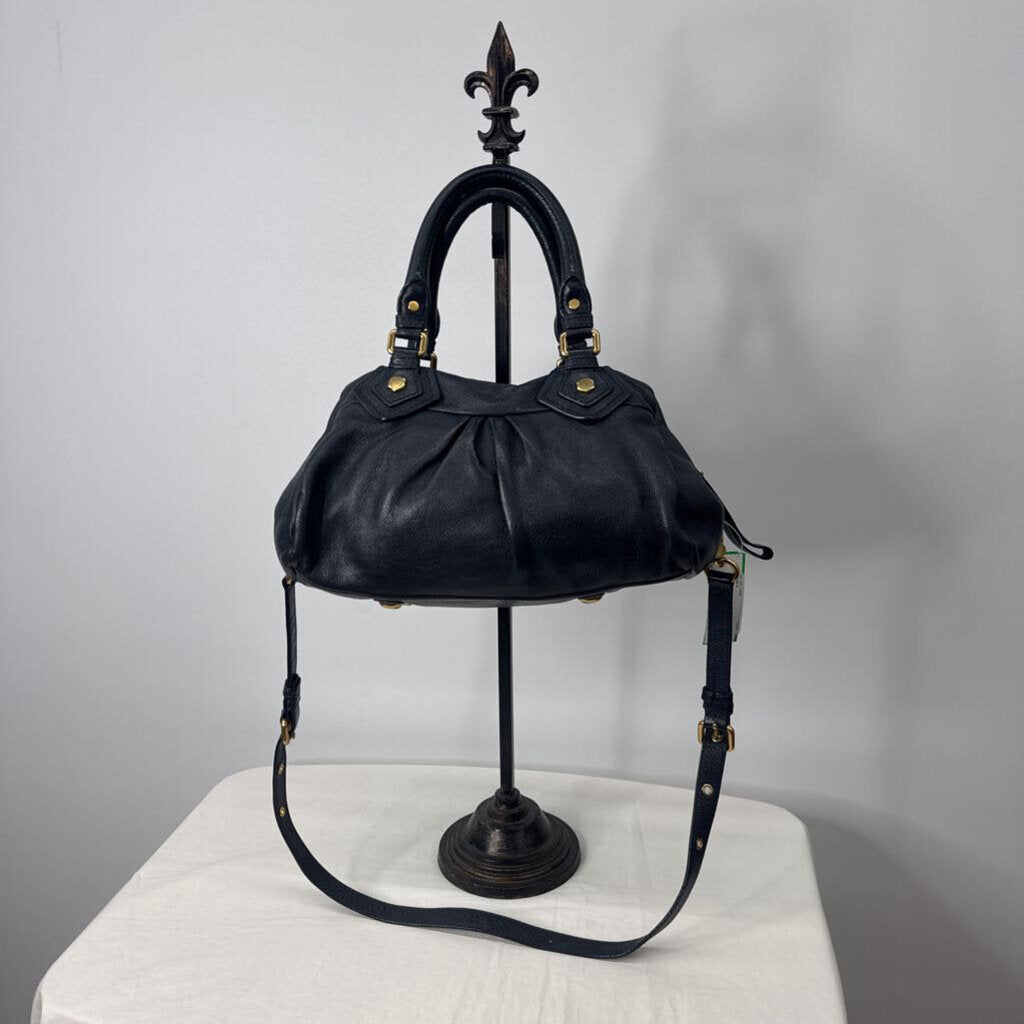 Marc Jacobs Purses Medium Handbag w/crossbody handle Navy/Gold