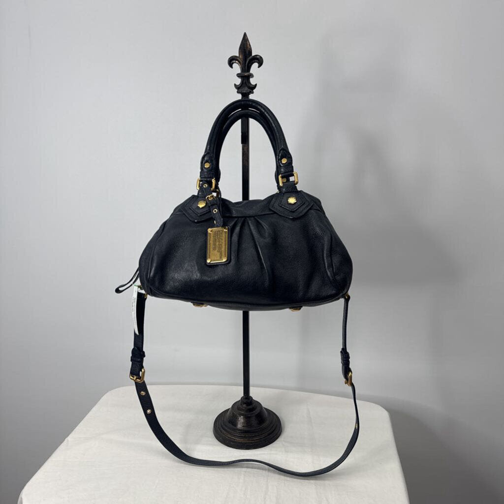 Marc Jacobs Purses Medium Handbag w/crossbody handle Navy/Gold