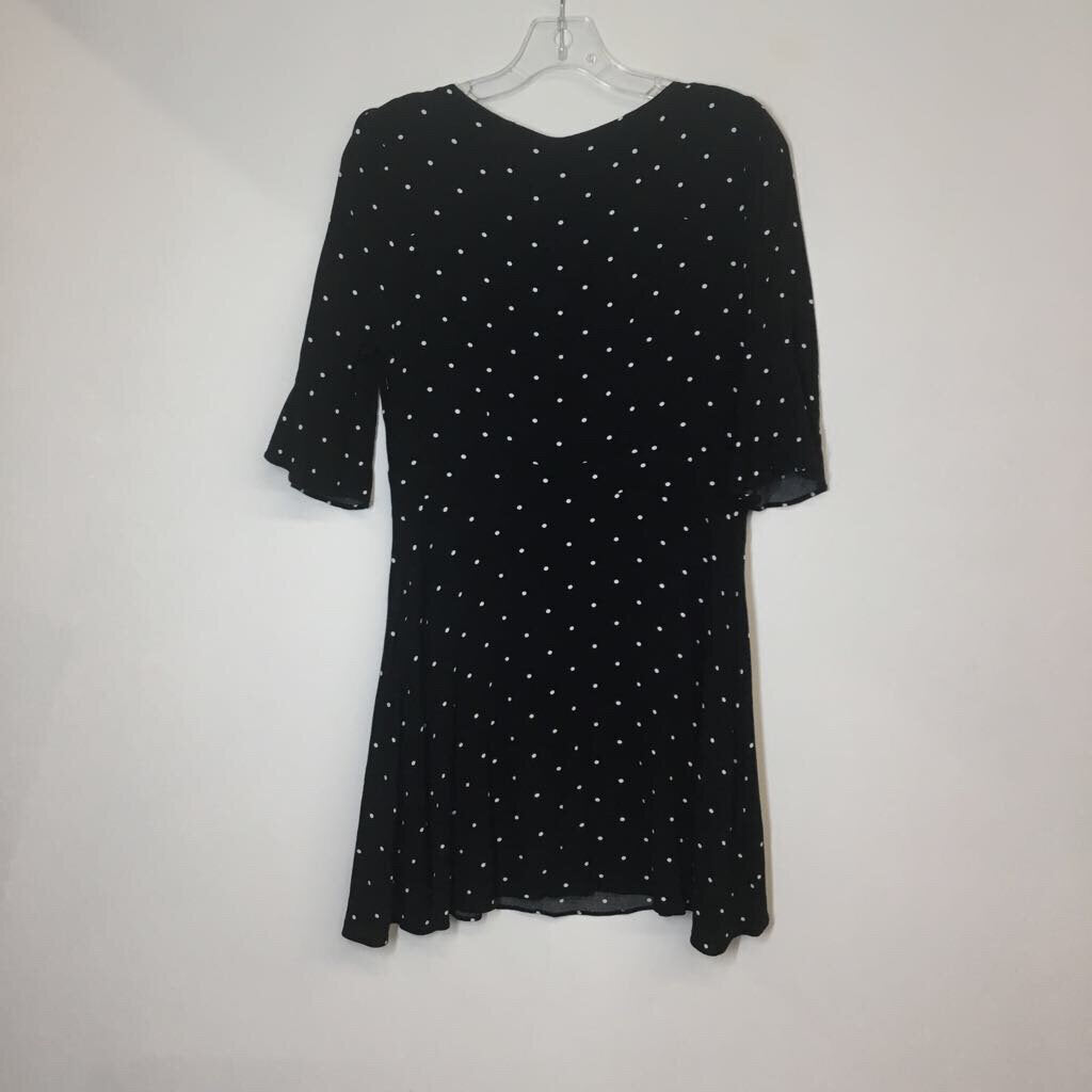 Free People Dress 8/M Black/Dots