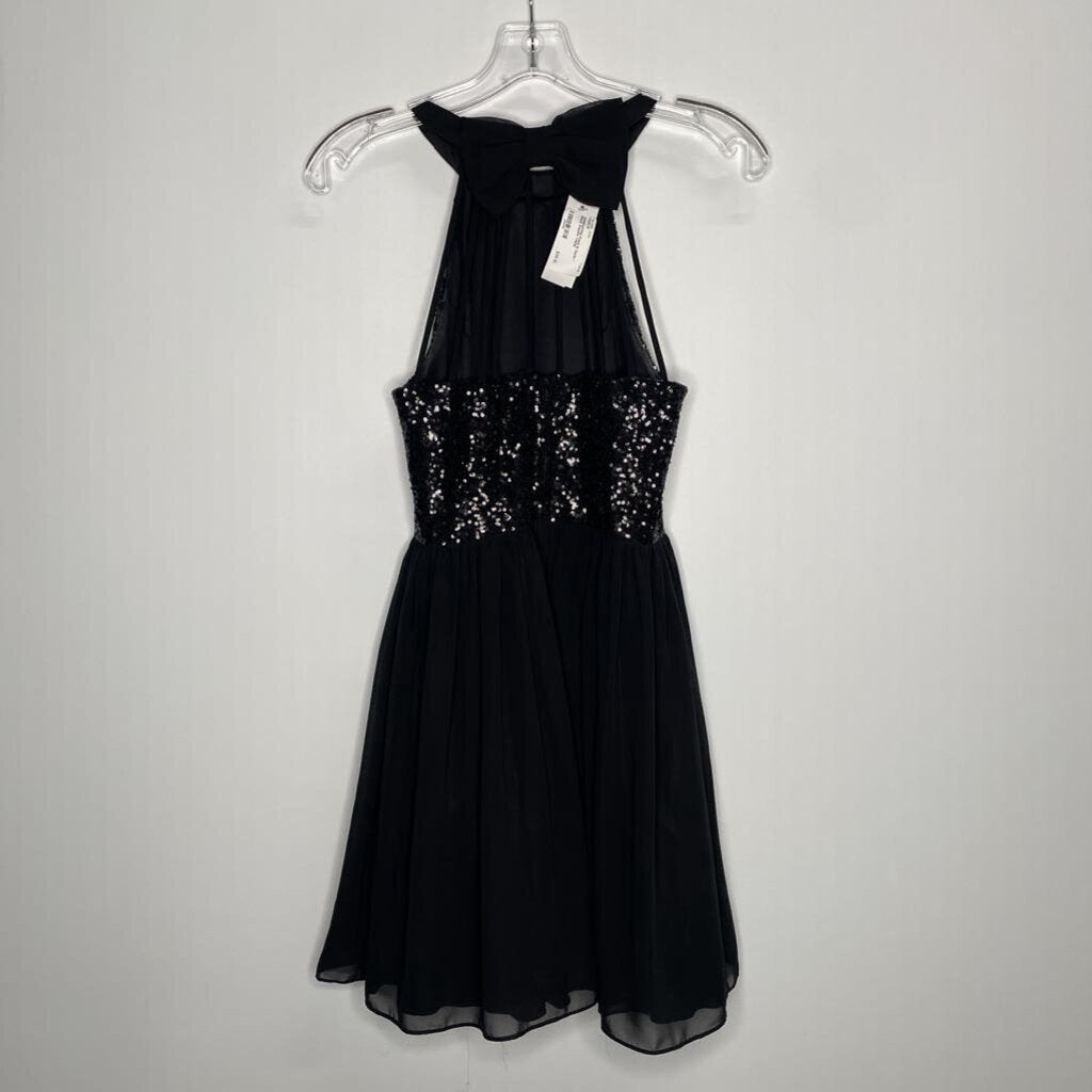 B. Darlin Homecoming Dress 7/8(M) Black Sequins