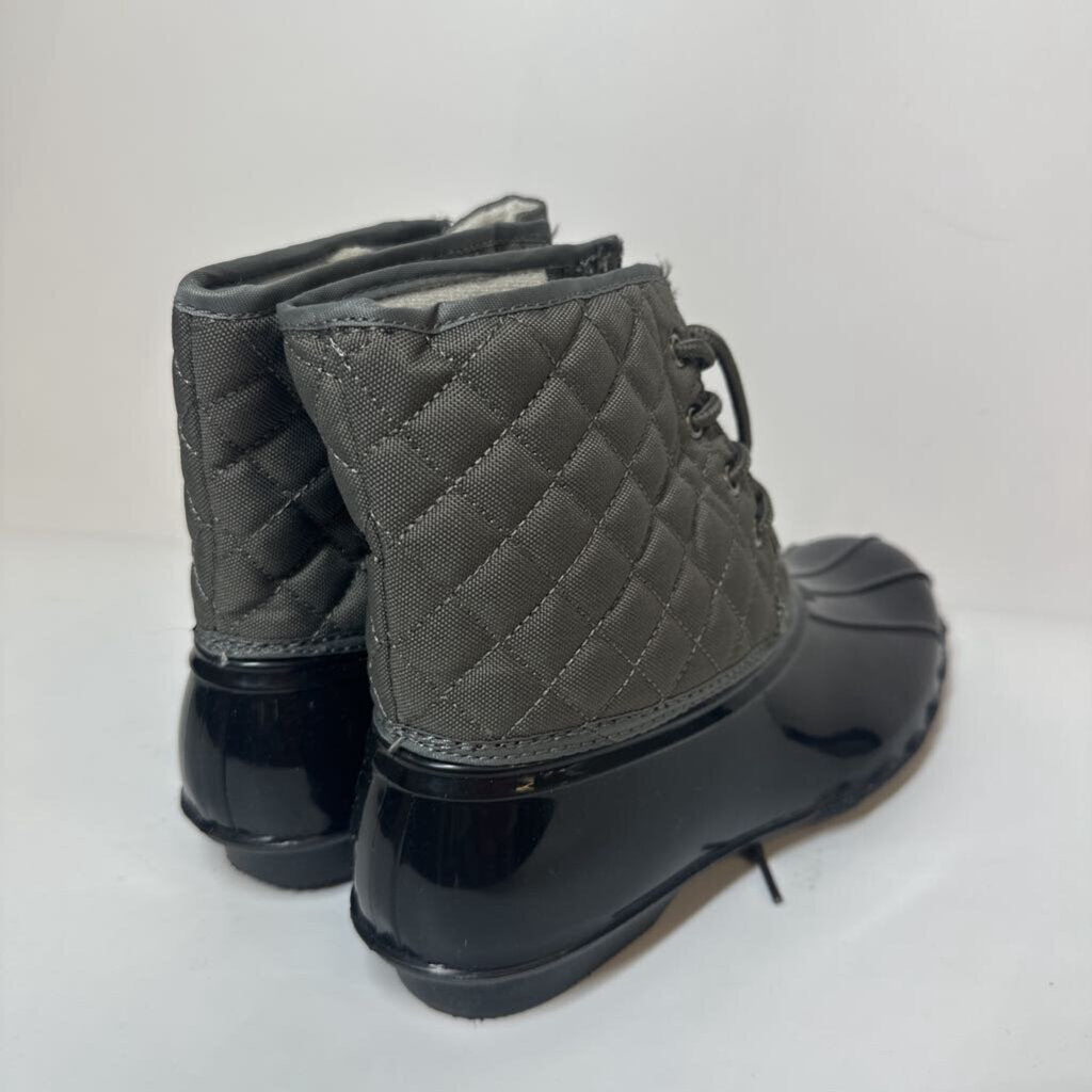 Journee Collection Boots 10 Grey/Black