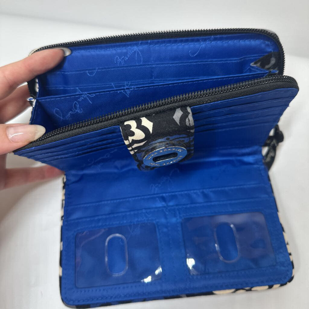 Vera Bradley Wallet Blue/Black