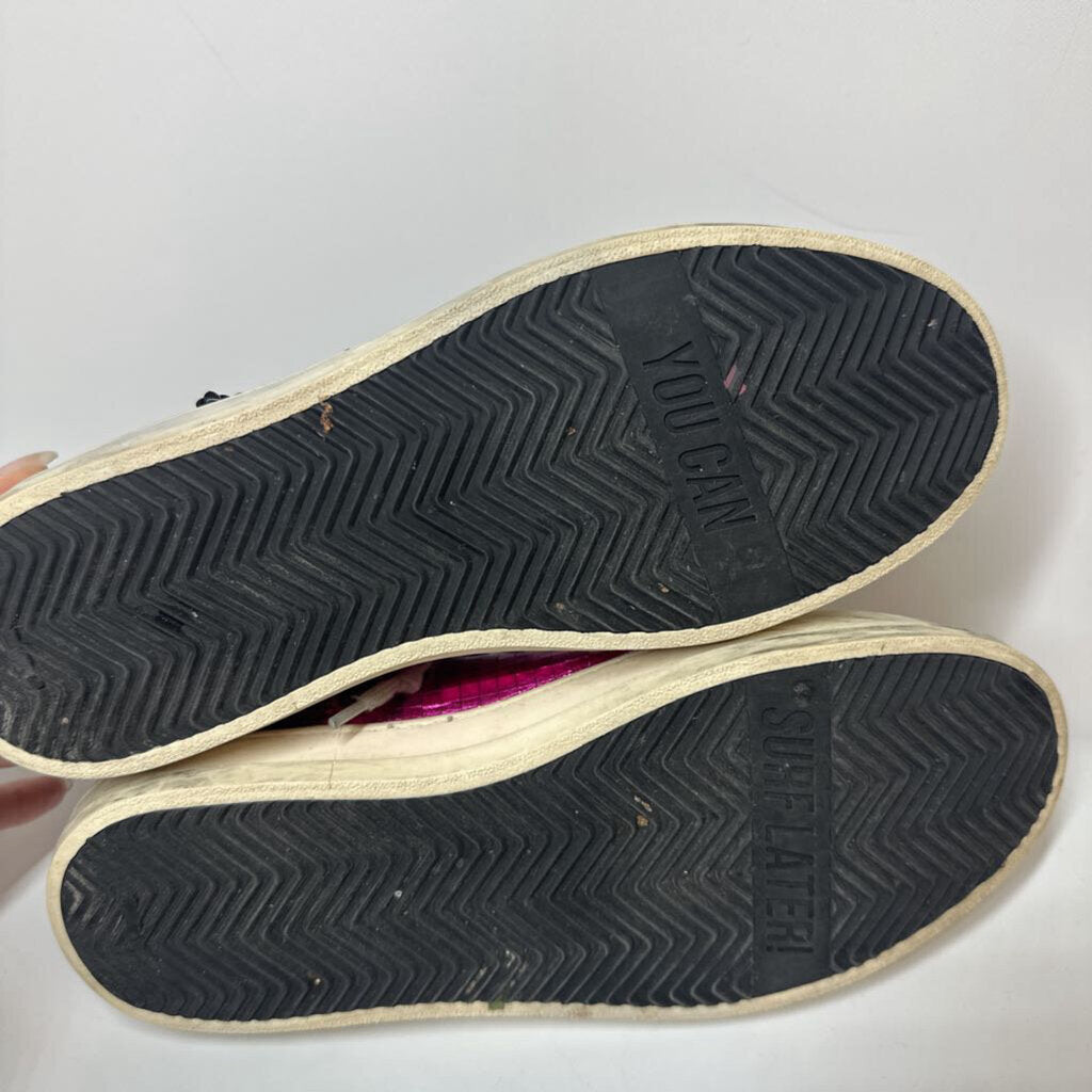 P448 Shoes 9 BW/Gray/Pink