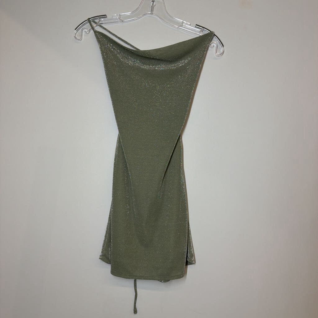 Hello Molly Homecoming Dress XS Green/Sparkle