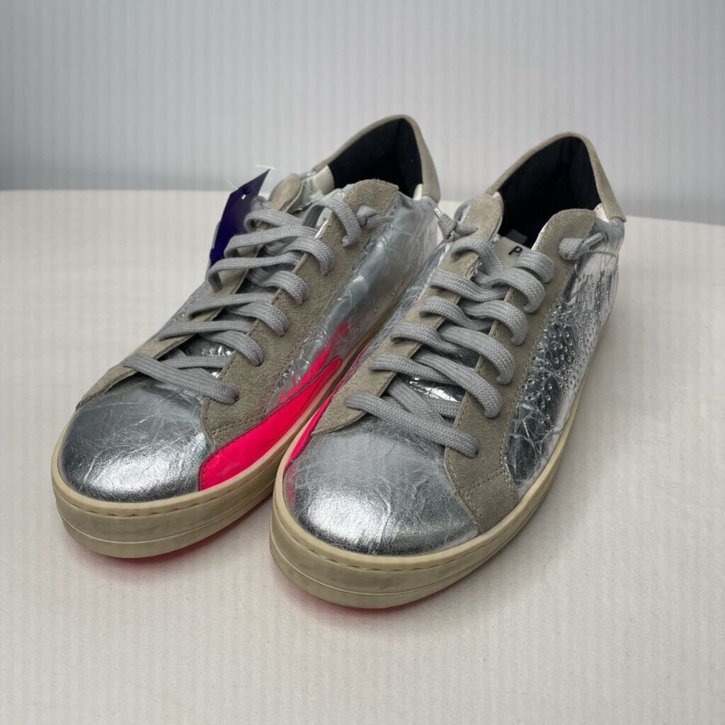 P448 Shoes 8/8.5 Pink/Silver