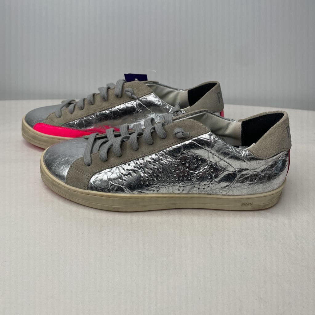 P448 Shoes 8/8.5 Pink/Silver