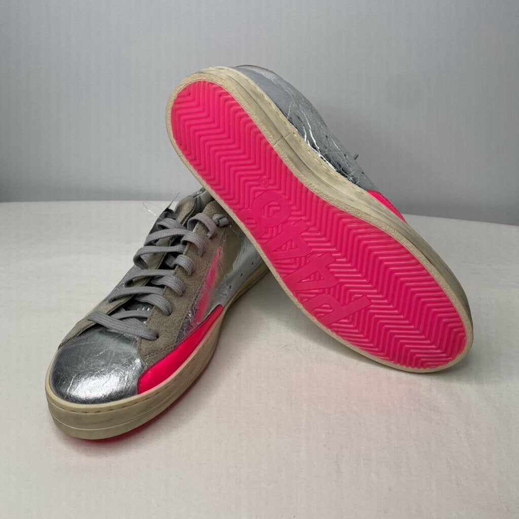 P448 Shoes 8/8.5 Pink/Silver