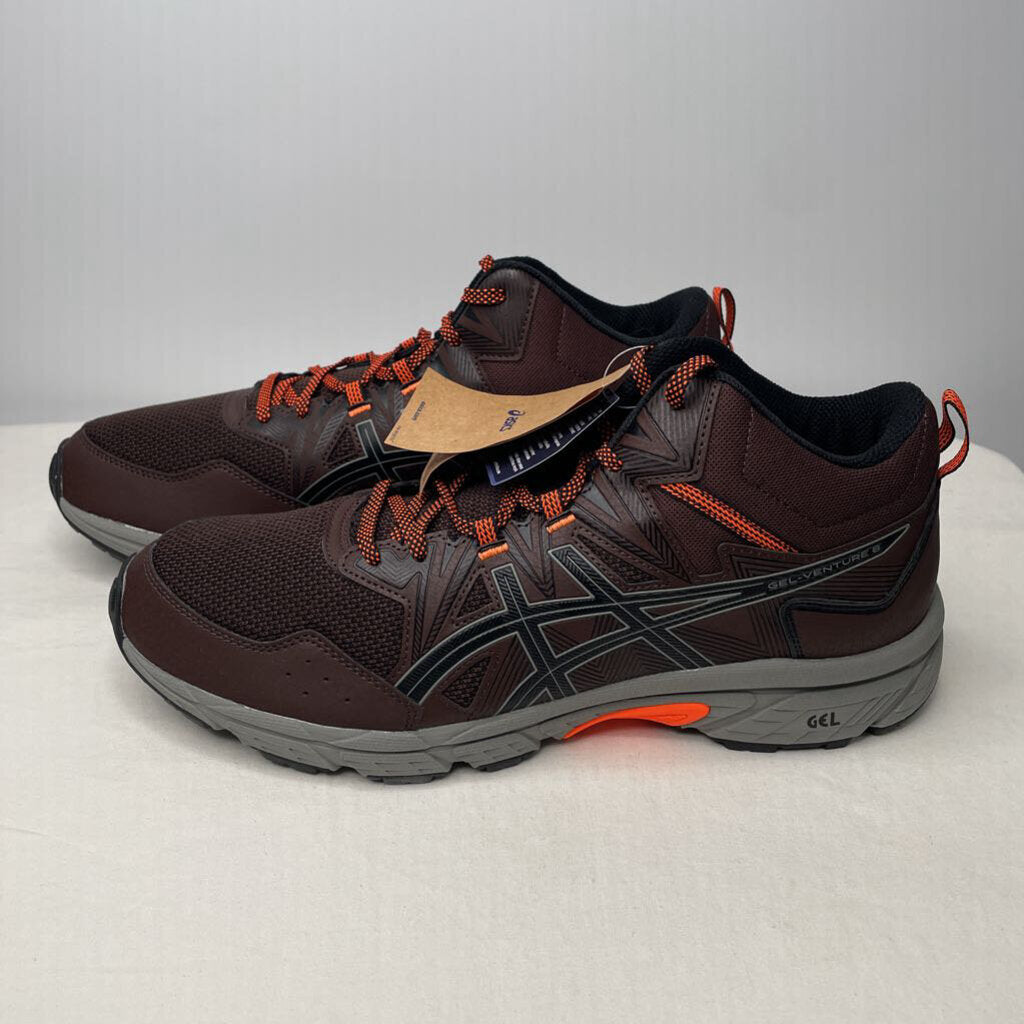 Asics Shoes Men's 12.5 Coffee/Orange/Gray