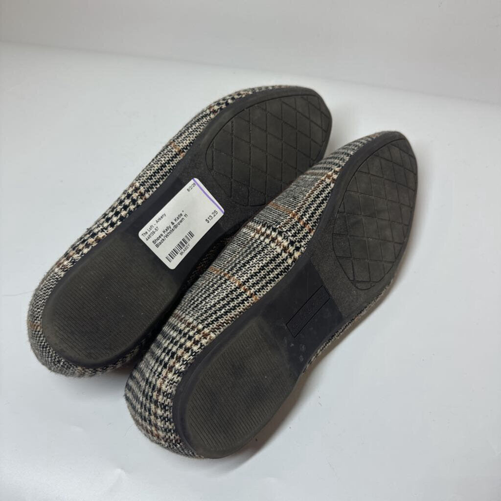 Kelly & Katie Shoes 11 Black/White/Brown