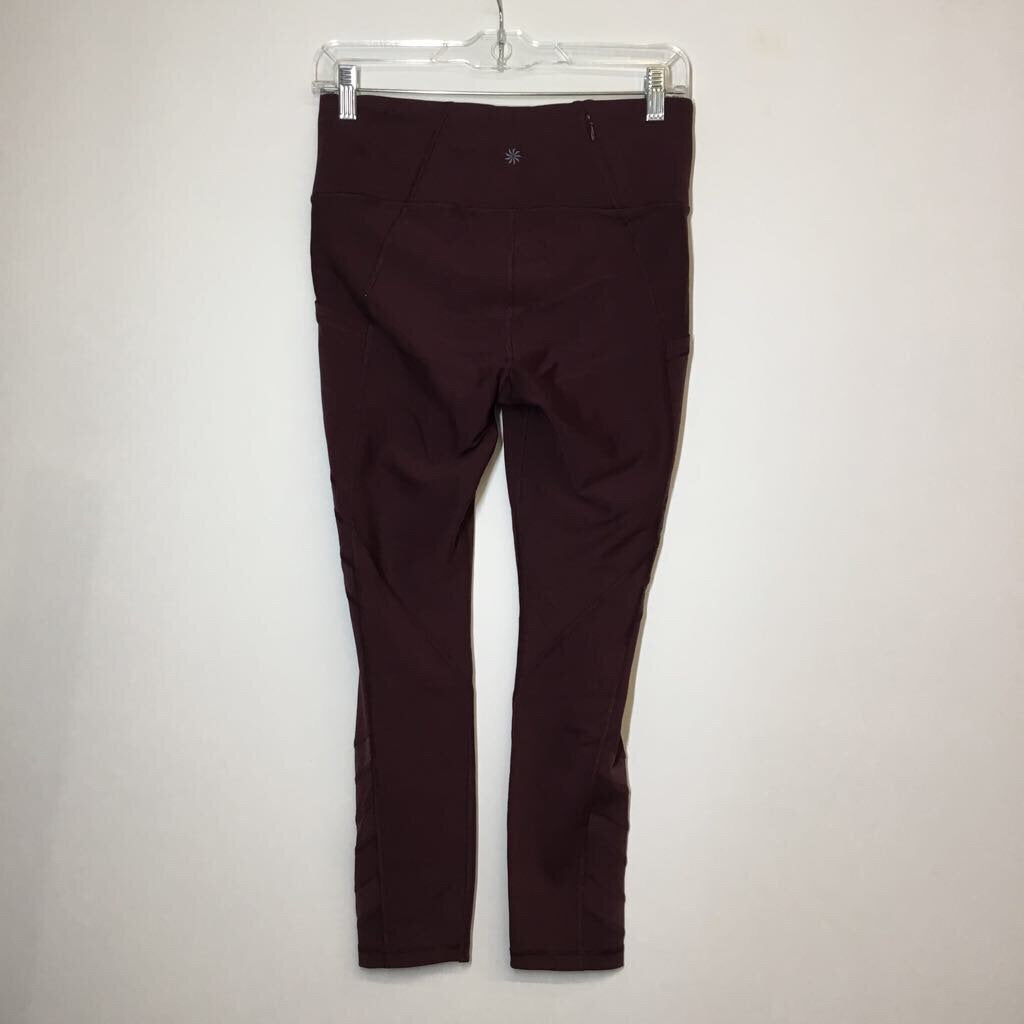 Athleta Athletic Bottoms S Burgundy