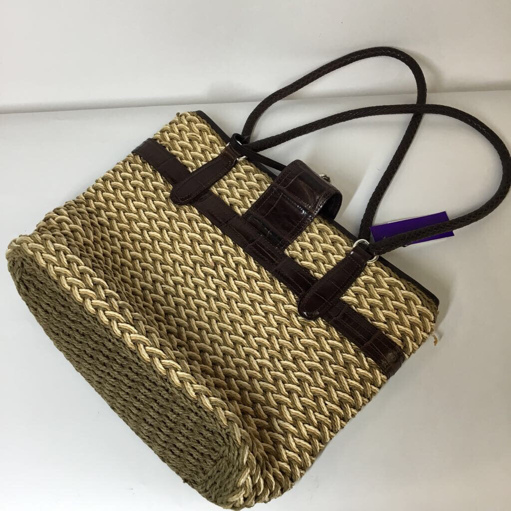 Brighton Purses Woven/Brown