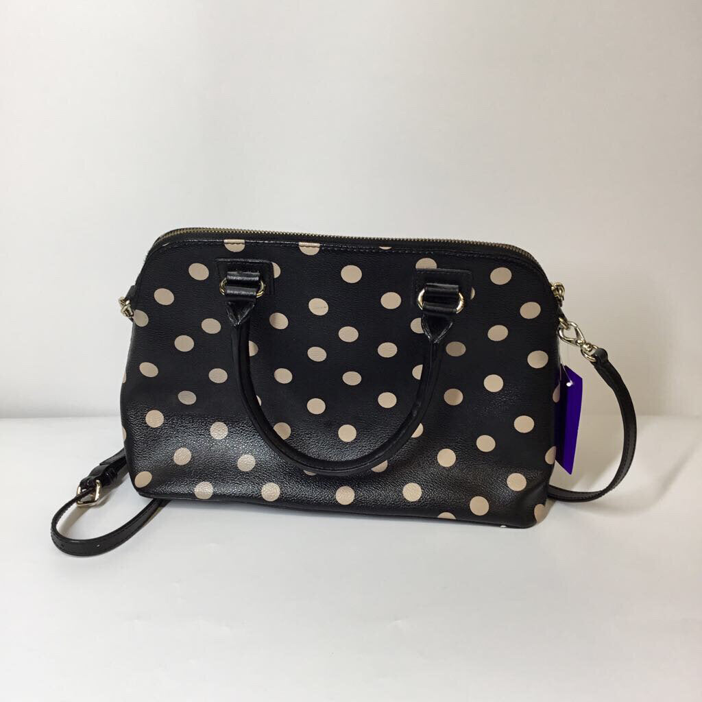Kate Spade Purses Black/Beige Dots