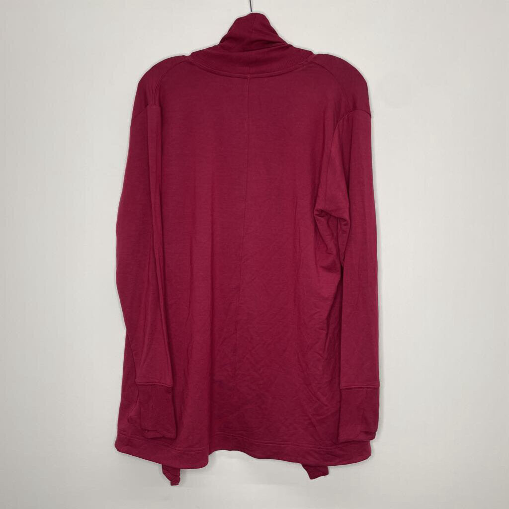 Athleta Cardigan S Red