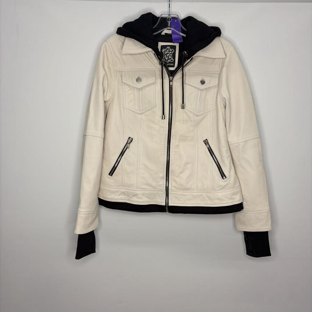 Outerwear L Cream/Black