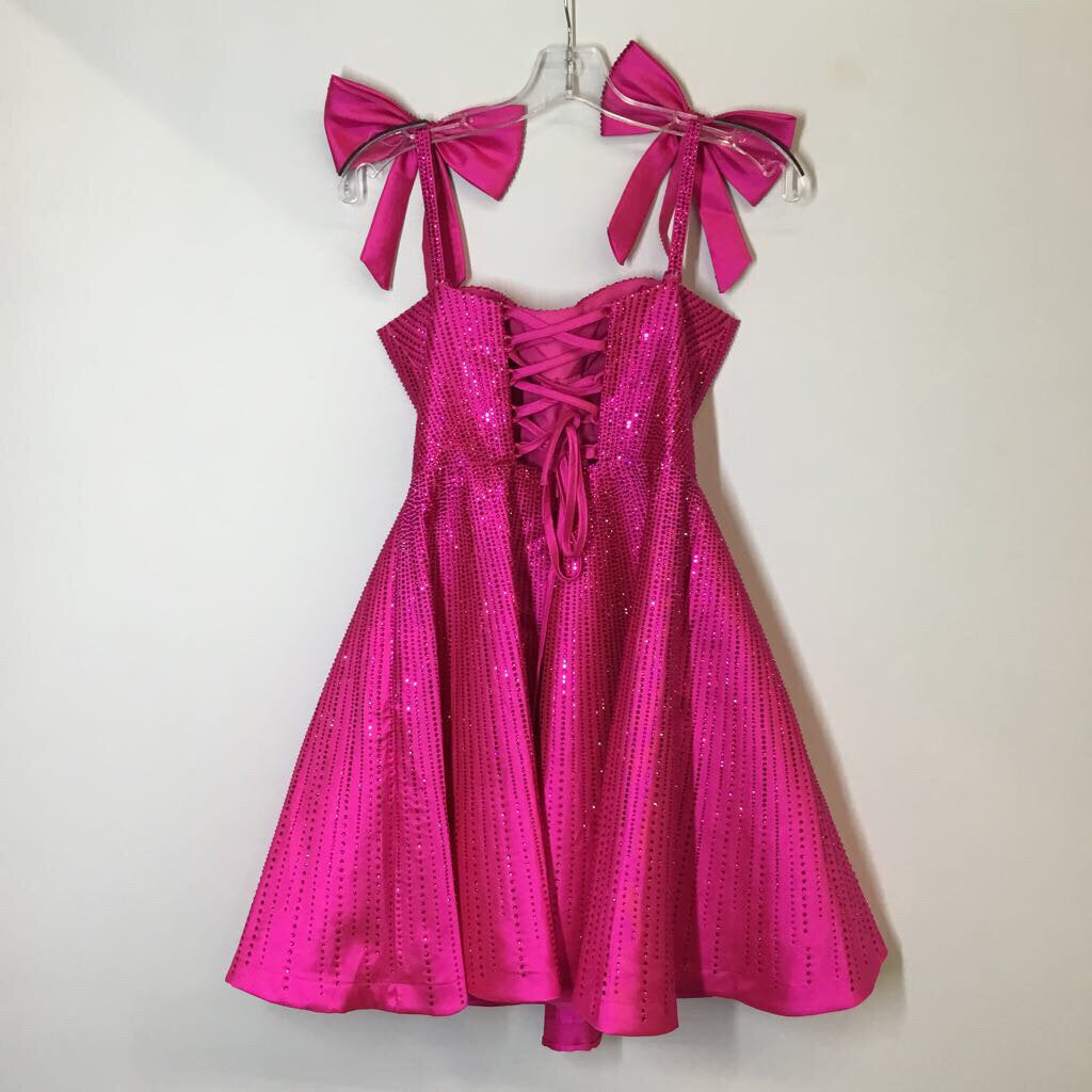 Sherri Hill Homecoming Dress 8/M Pink