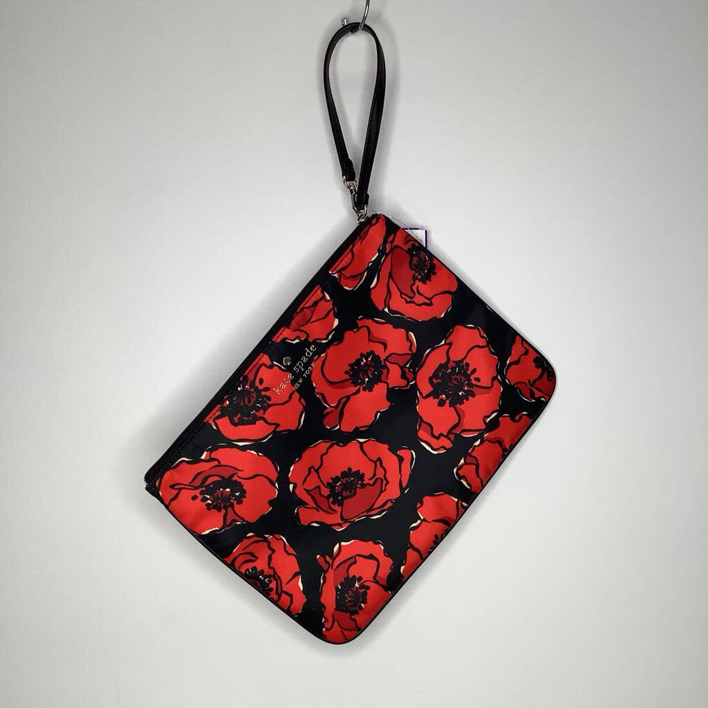Kate Spade Purses Red/Floral/Nylon
