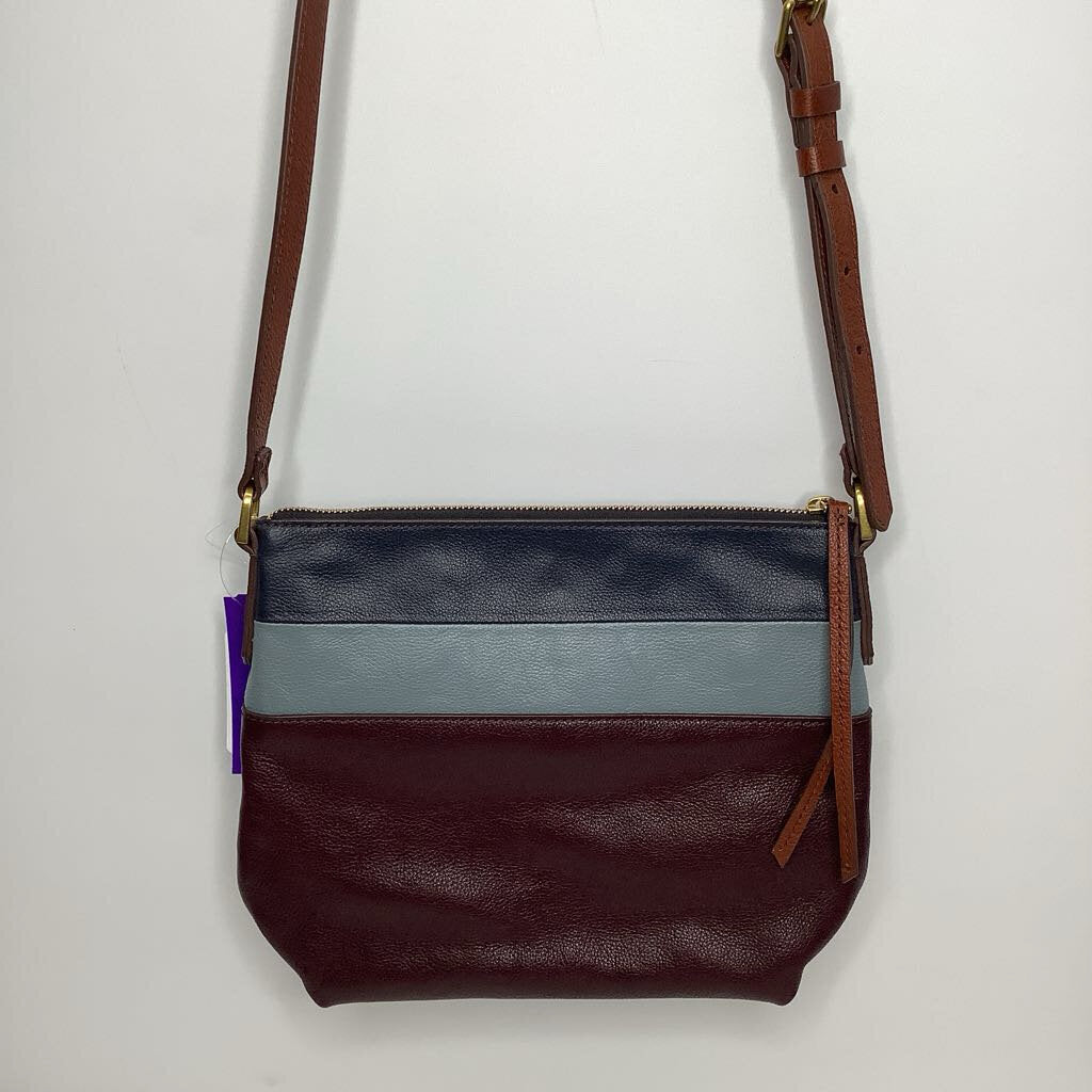 Fossil Purses Crossbody Burgundy/Blue