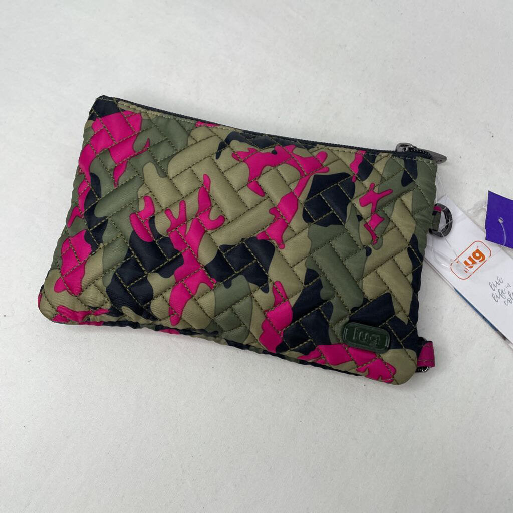 Lug Purses Small Crossbody Green/Pink