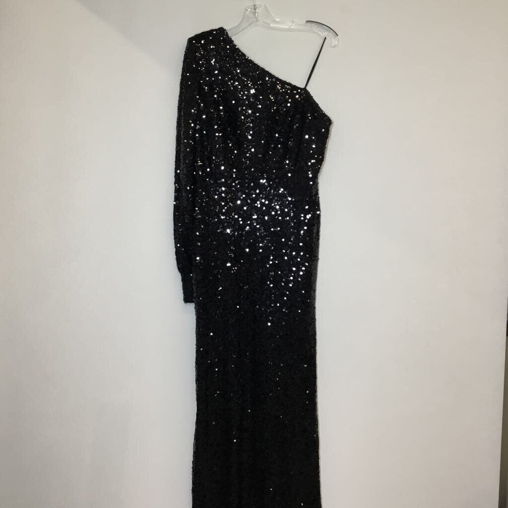 Mac Duggal Formal Wear 10/M Black Sequin