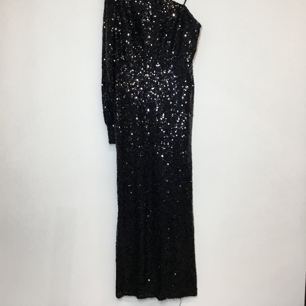 Mac Duggal Formal Wear 10/M Black Sequin