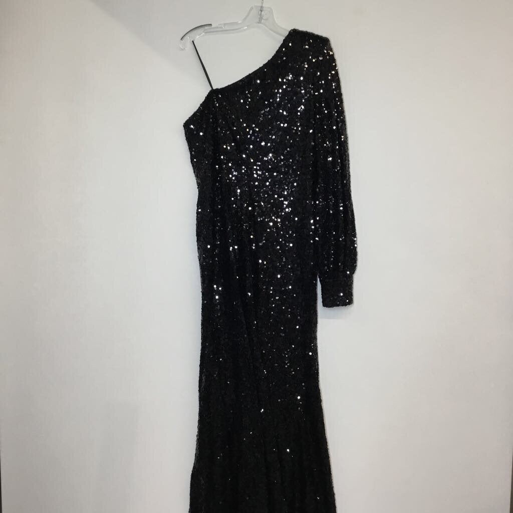 Mac Duggal Formal Wear 10/M Black Sequin