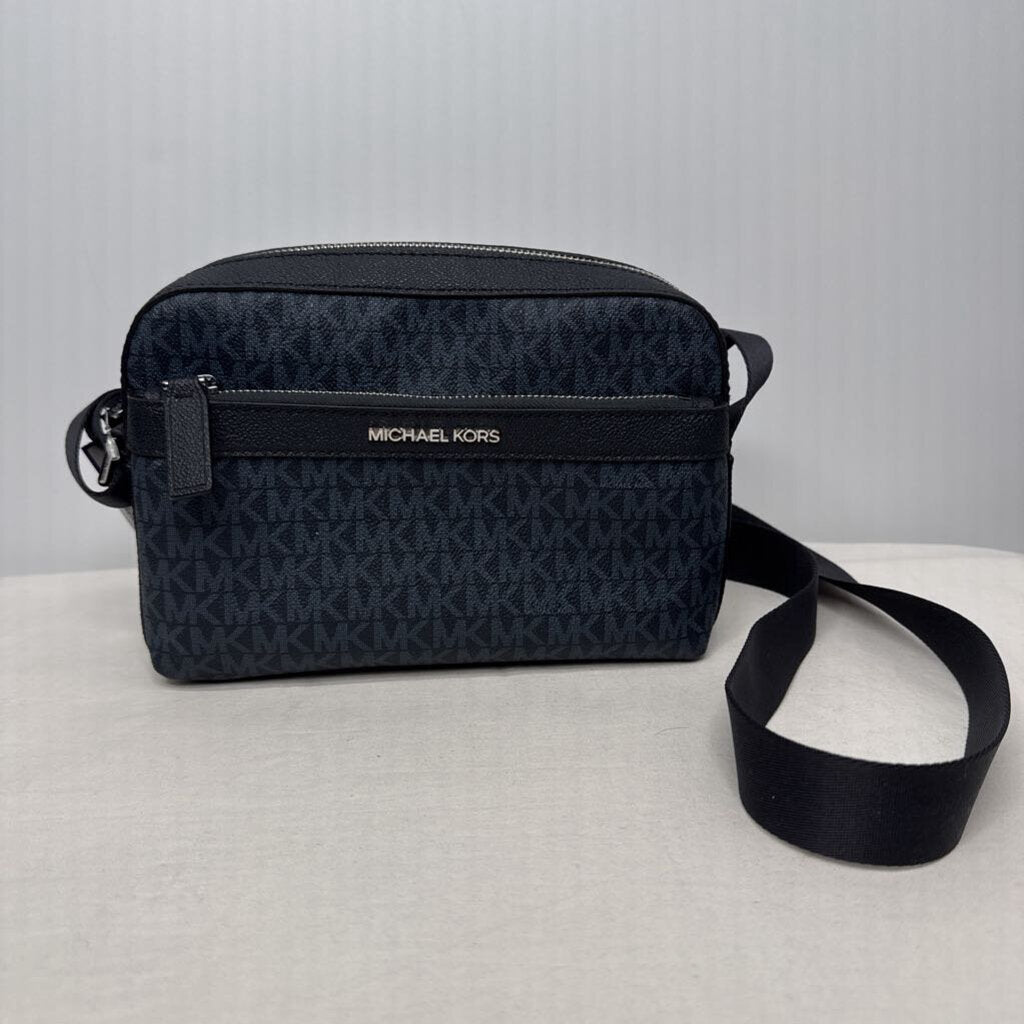 Michael Kors Purse Purses Small Shoulder Bag Navy Blue/Gold