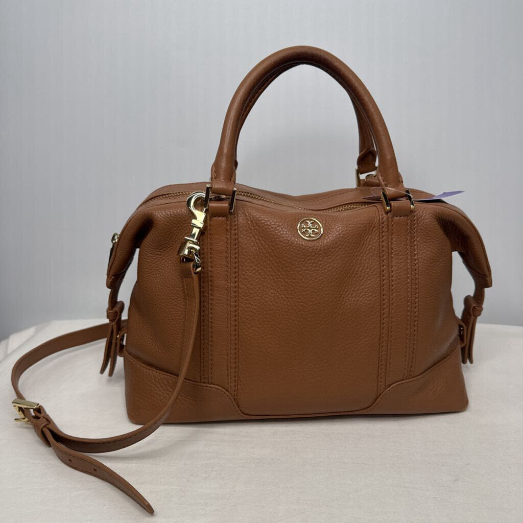 Tory Burch Purses Middy Satchel Brown
