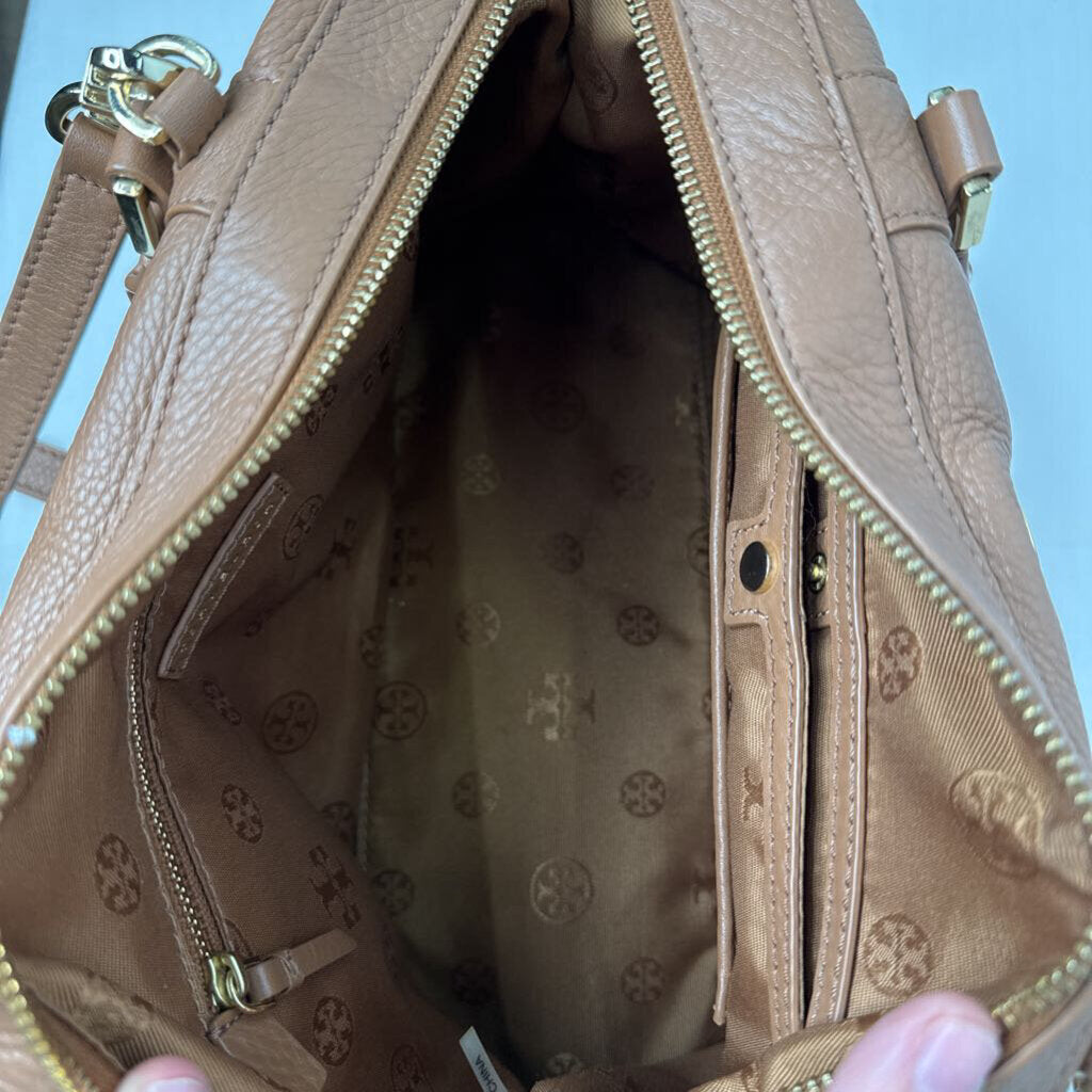 Tory Burch Purses Middy Satchel Brown