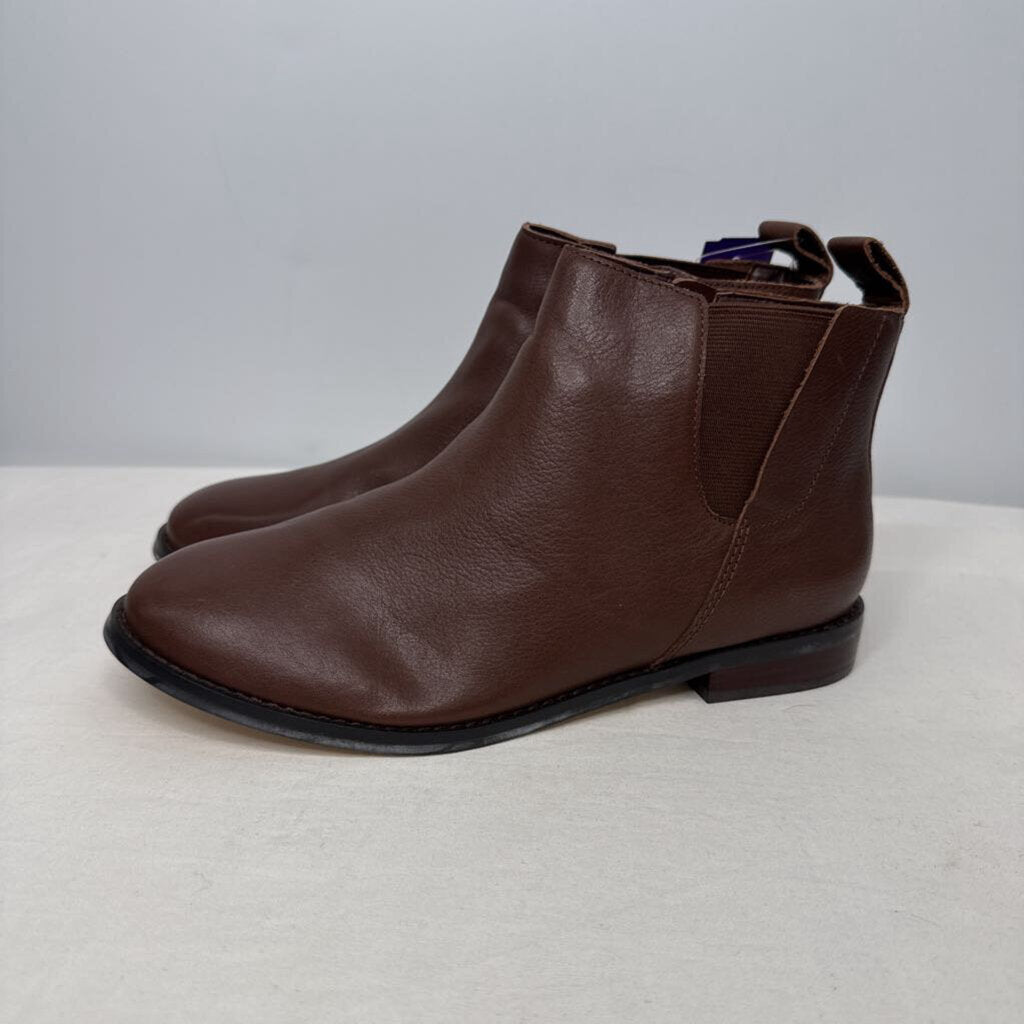 Lands' End Boots 7.5 Wide Brown