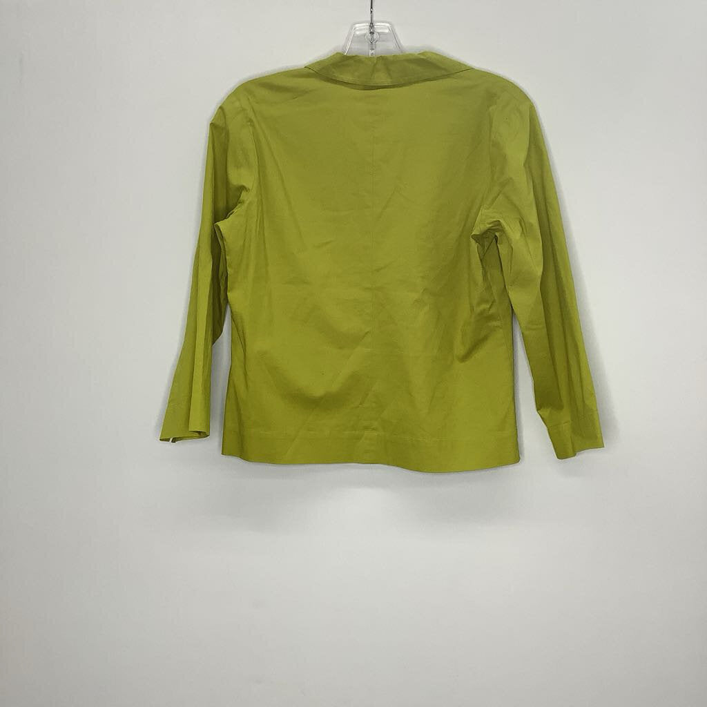Eileen Fisher Button Down PS Chartreuse