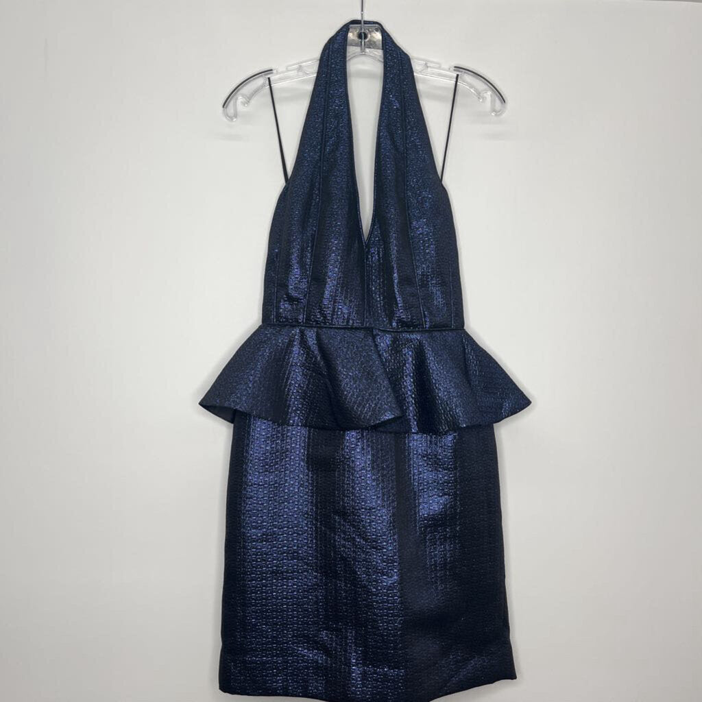 Homecoming Dress M/8 Blue/Black Shimmer