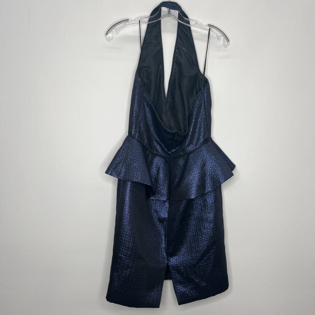 Homecoming Dress M/8 Blue/Black Shimmer