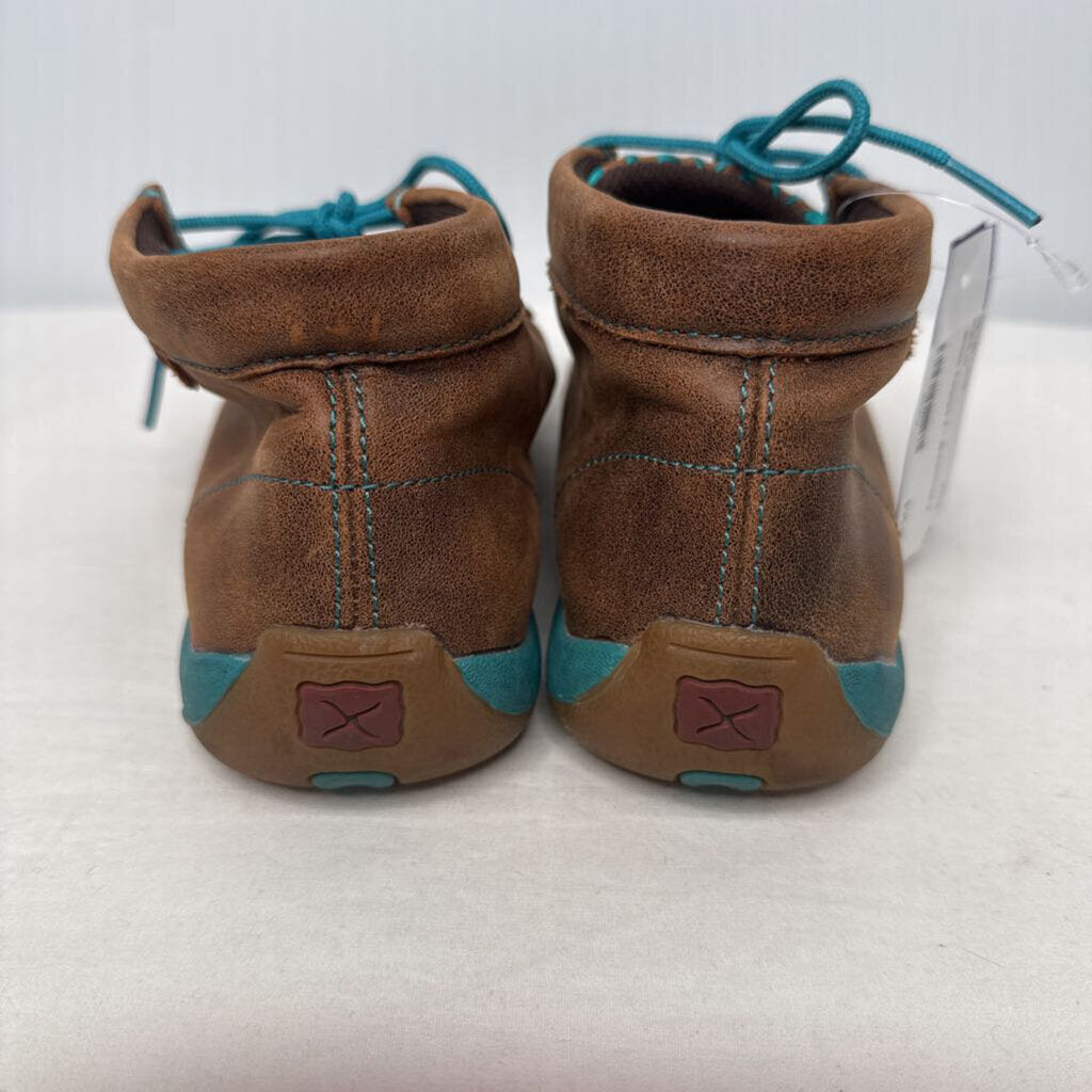 Twisted X Shoes 6 Brown/Teal