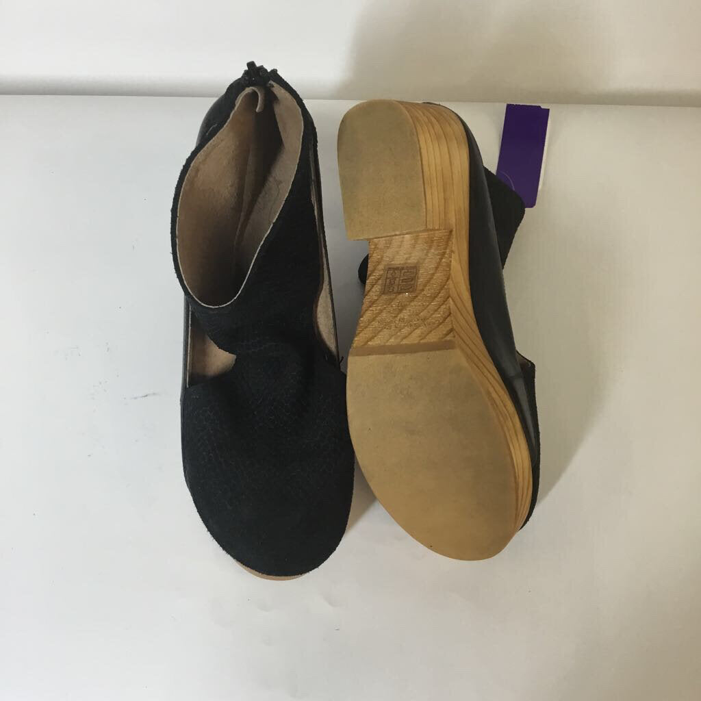 Free People Shoes 9.5 Black/Wood
