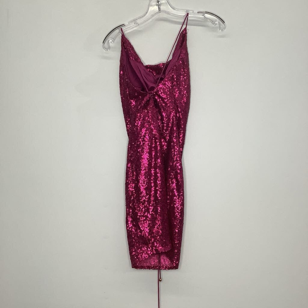Hello Molly Homecoming Dress M Purple