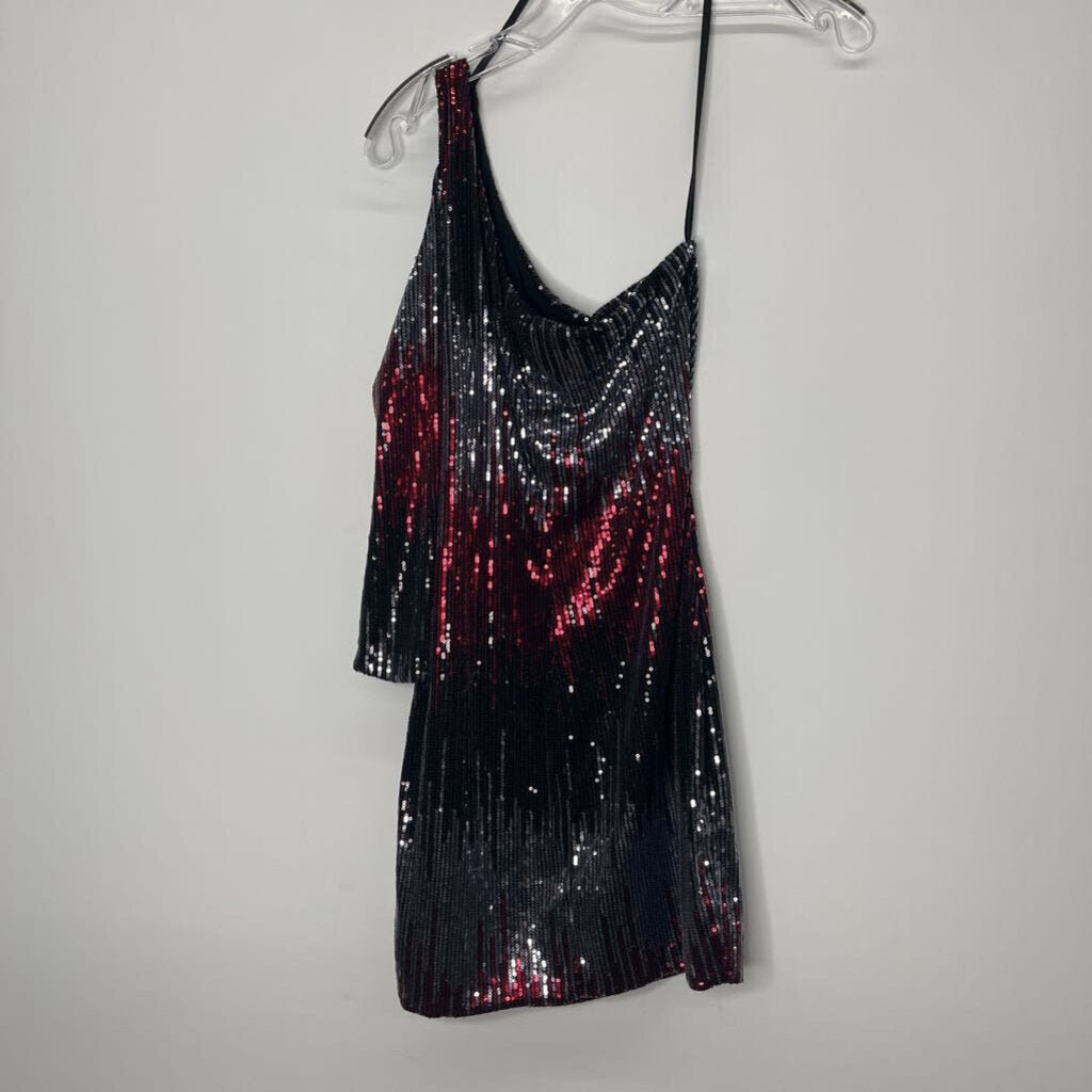 as you wish Homecoming Dress S Red/Silver/Black