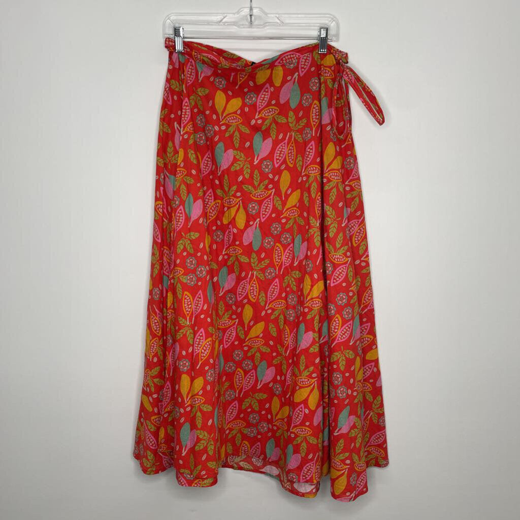 Skirt S/M Wrap Red/Multi