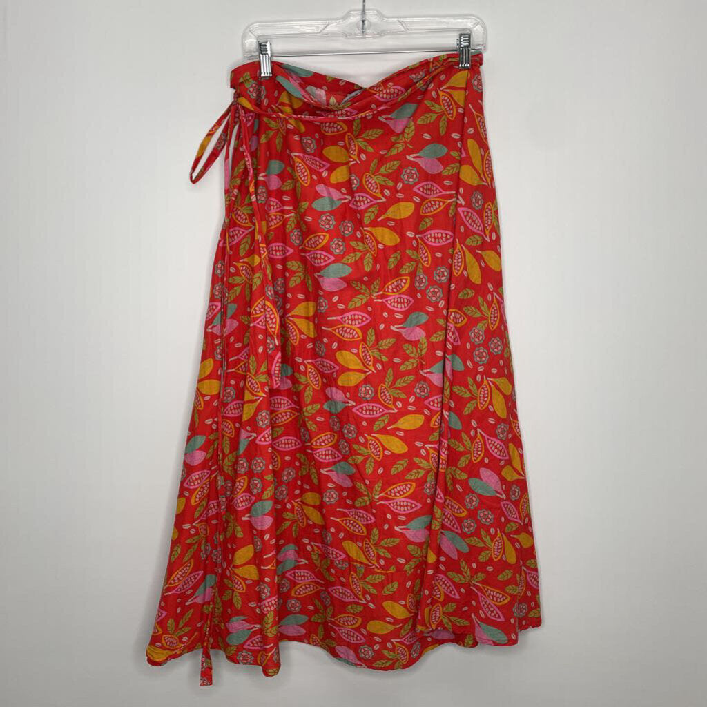 Skirt S/M Wrap Red/Multi