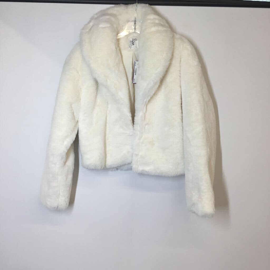 Altar'd State Outerwear M Ivory Fur